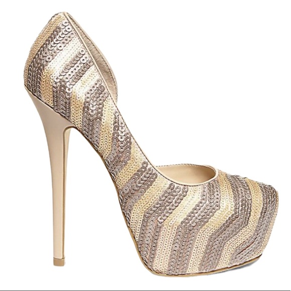 New Steve Madden Disko Sequence Platform Heels - Picture 1 of 13